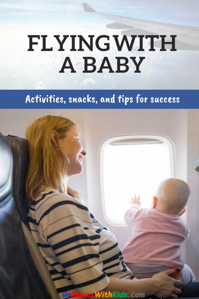 First flight with baby pinterest pin