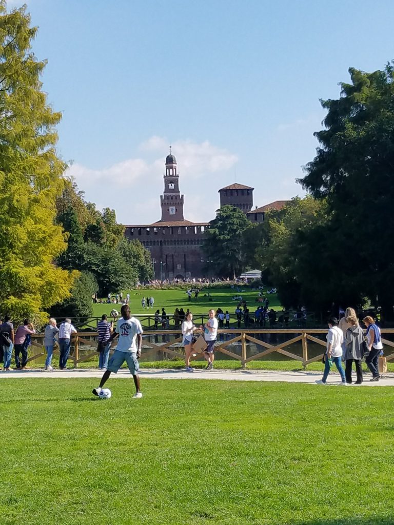 Sempione Park in Milan