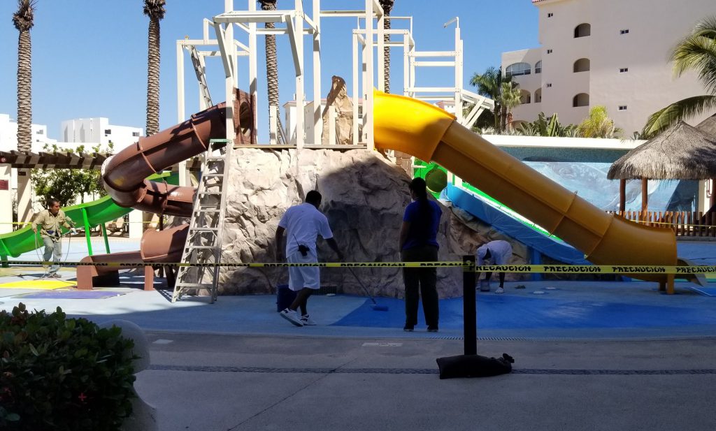 Play structure at Hyatt Ziva Los Cabos