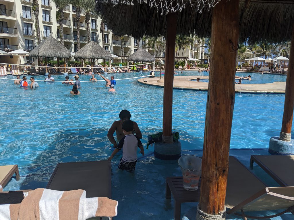 The pool at Hyatt Ziva Los Cabos