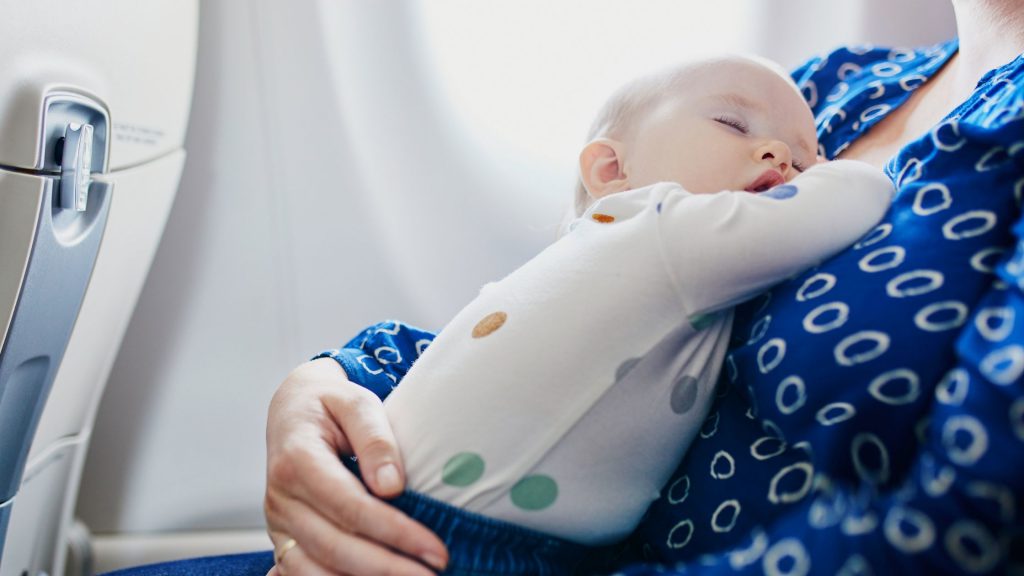 Jet lag in babies and toddlers