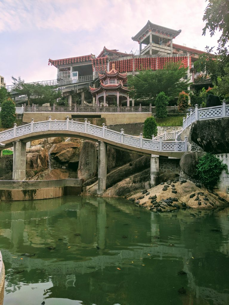 The tortoise pond at Kek Lok Si Temple in Penang, Malaysia