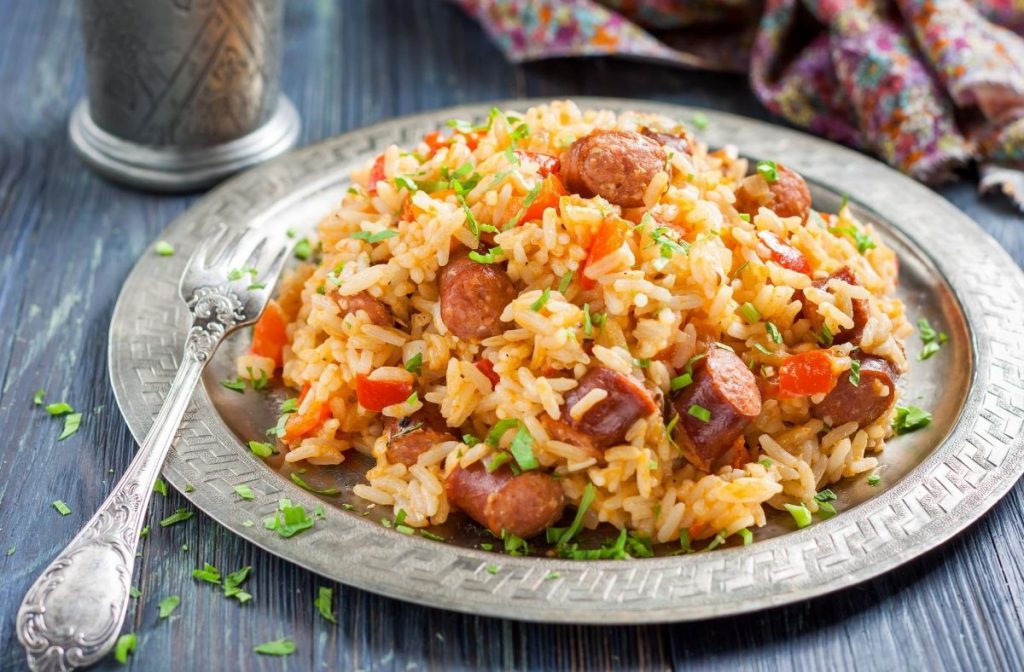 Jambalaya, a classic food in New Orleans