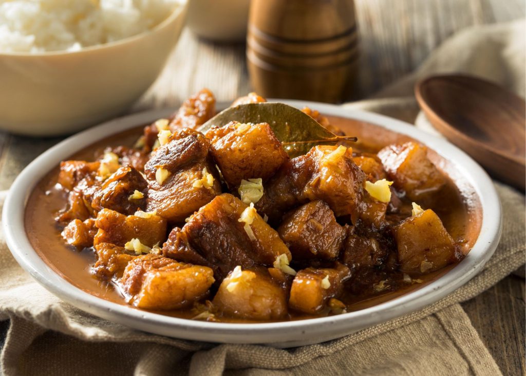 Adobo, a famous and well-loved Filipino  food