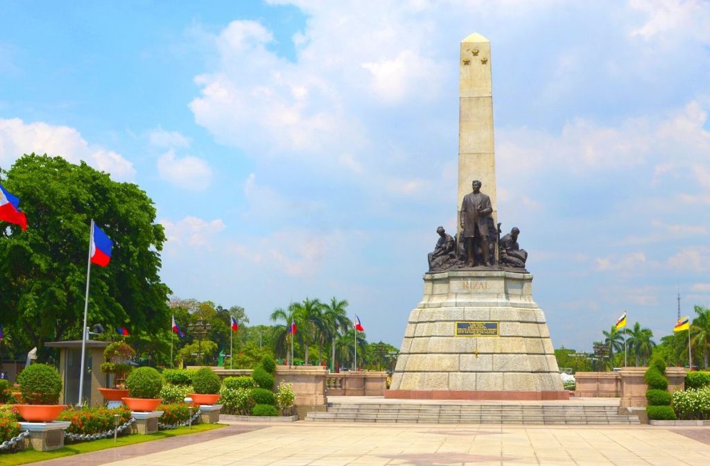 Rizal Park in Manila