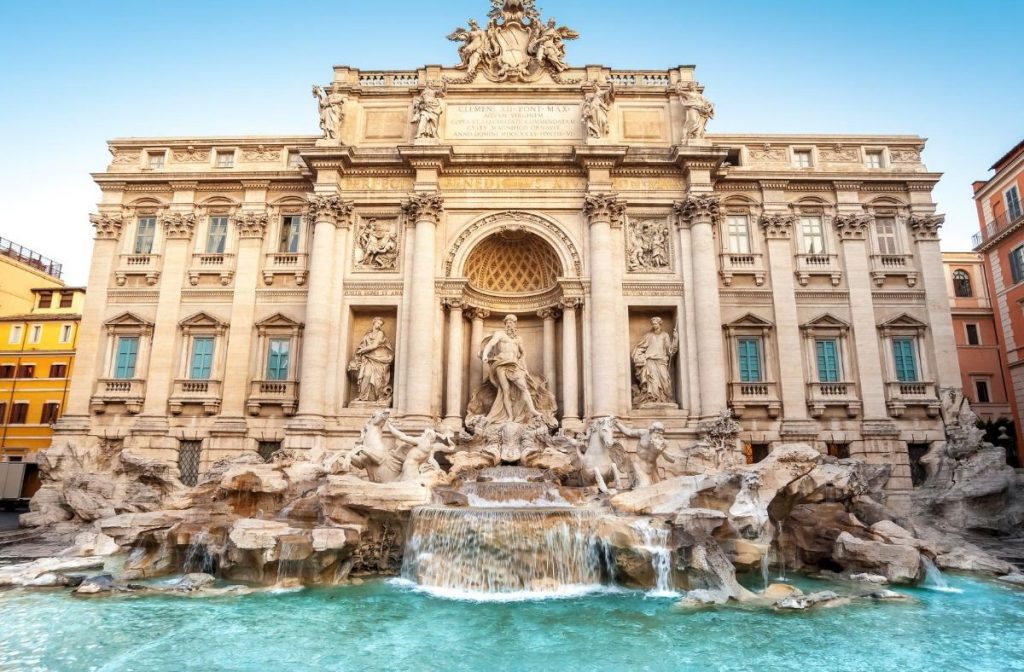 The Trevi Fountain in Rome