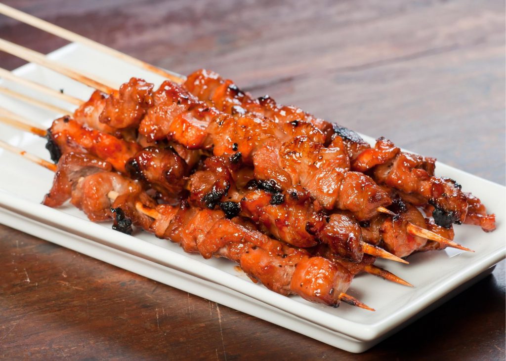 Picture of Filipino Barbecue, first on the list of top 10 filipino foods