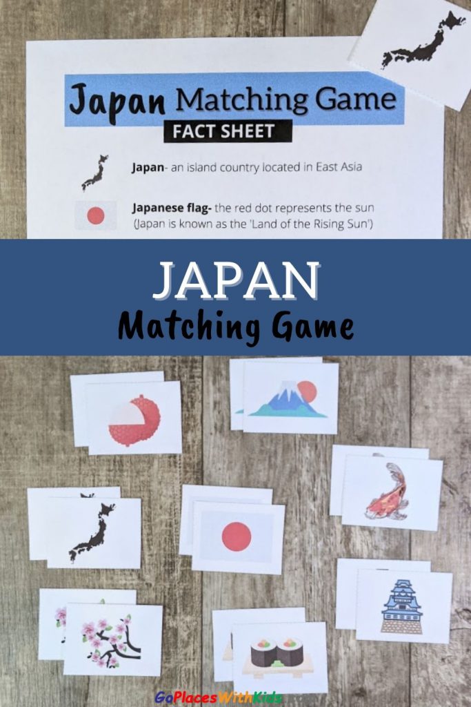 Japan Matching Game Go Places With Kids