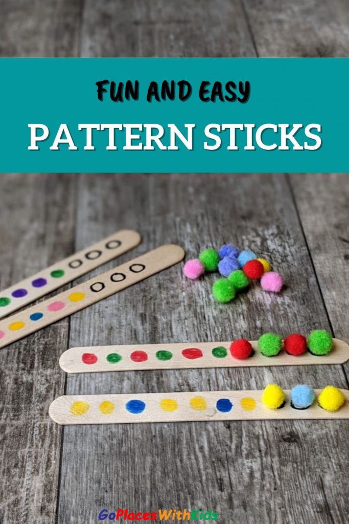 Pattern Sticks- A Fun and Easy Preschool Activity - Raise Curious Kids