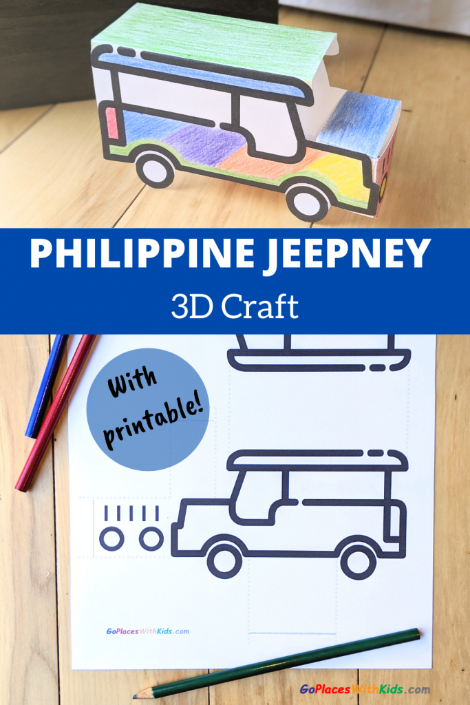 Philippine Jeepney 3D craft