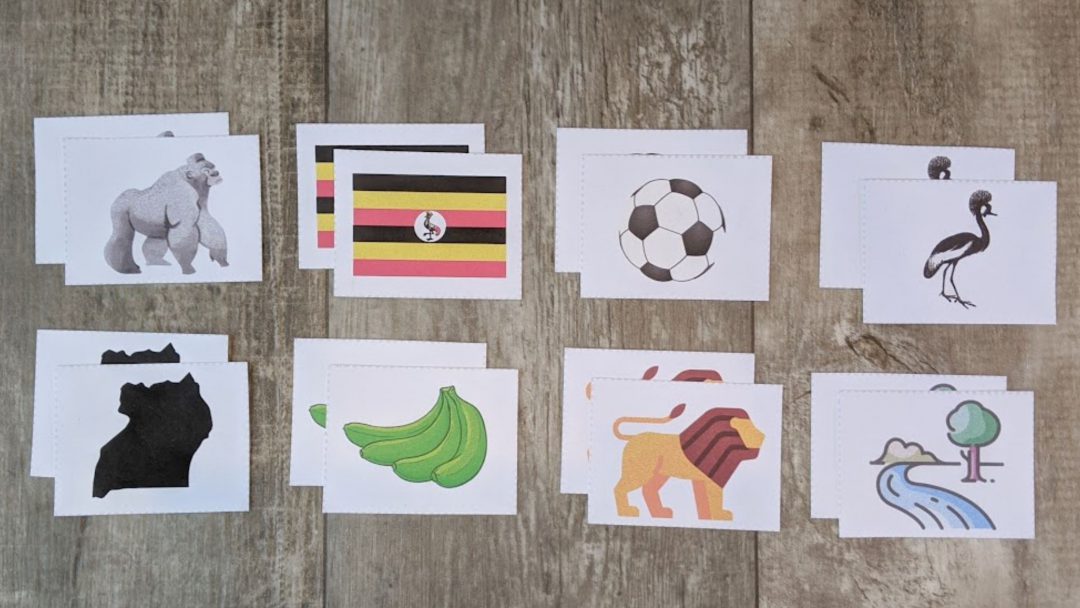Uganda Matching Game for Kids Go Places With Kids