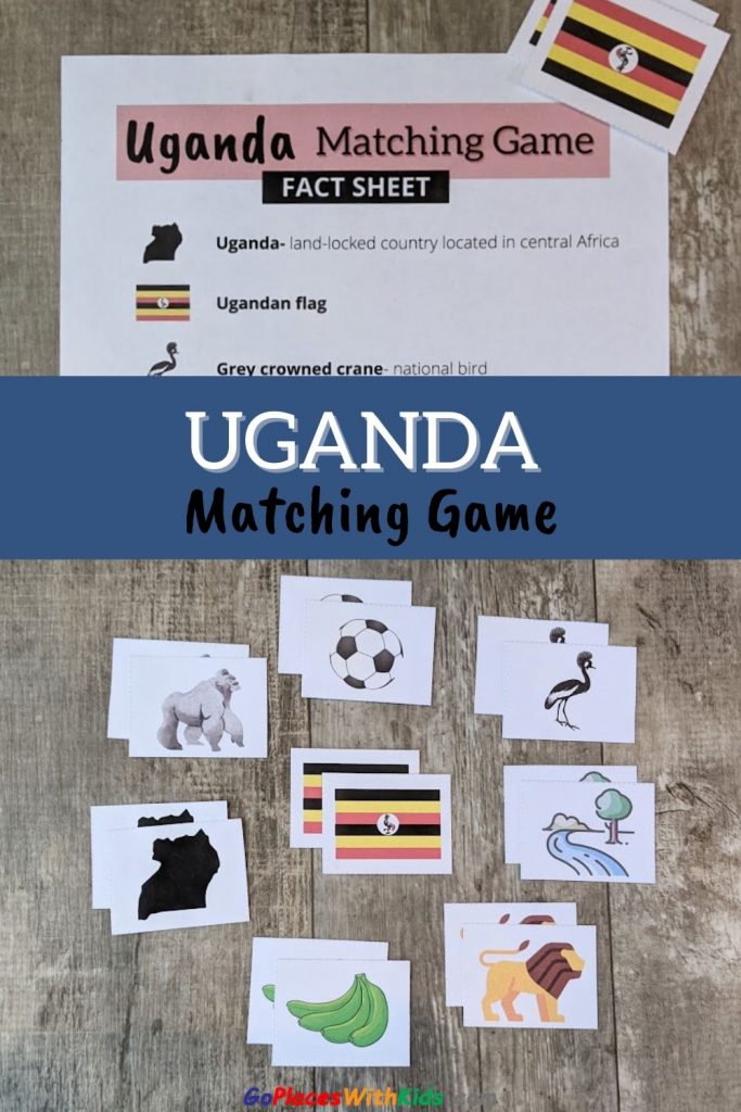 Uganda Matching Game Go Places With Kids
