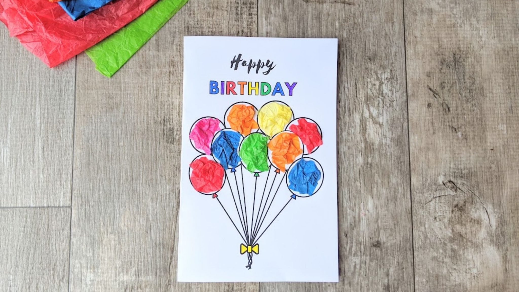 Easy Free Printable Birthday Card