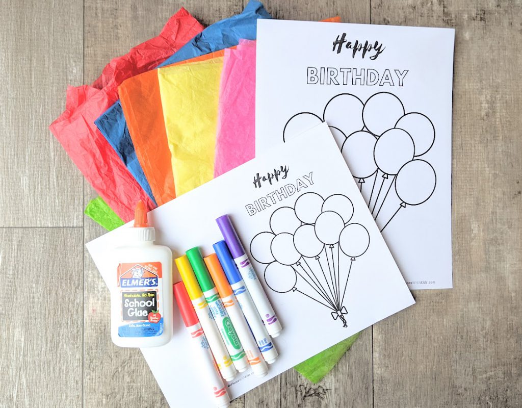 simple birthday card for kids to make free printable raise curious kids