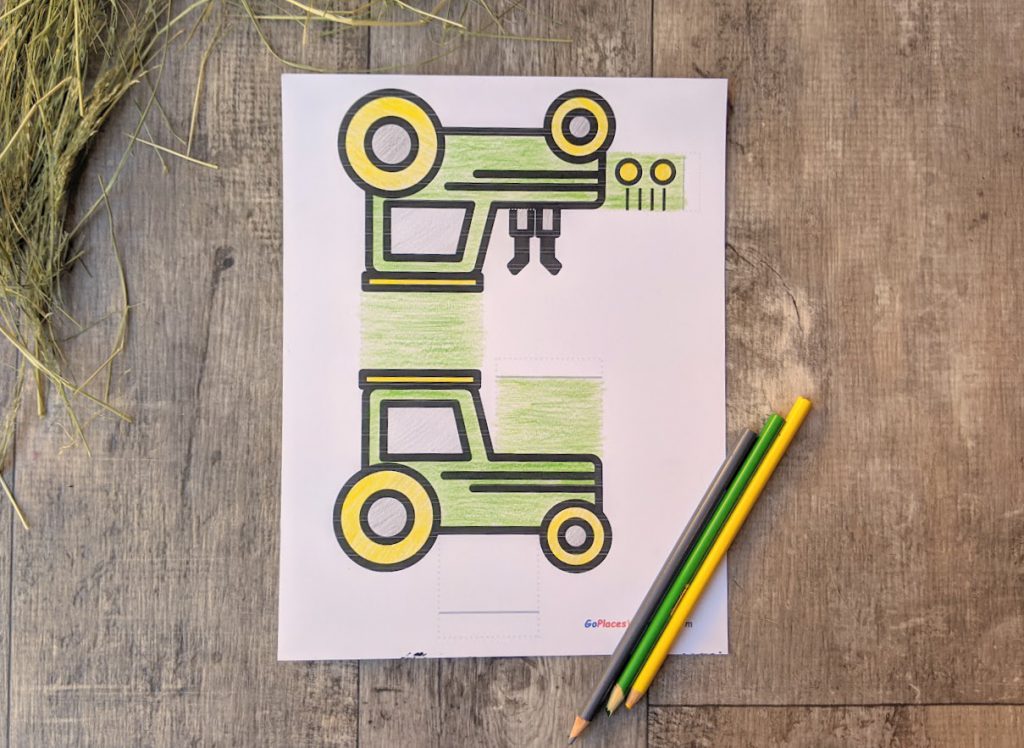 Color the tractor