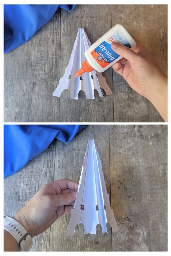 Make Your Own Eiffel Tower- 3D Kids Craft - Go Places With Kids