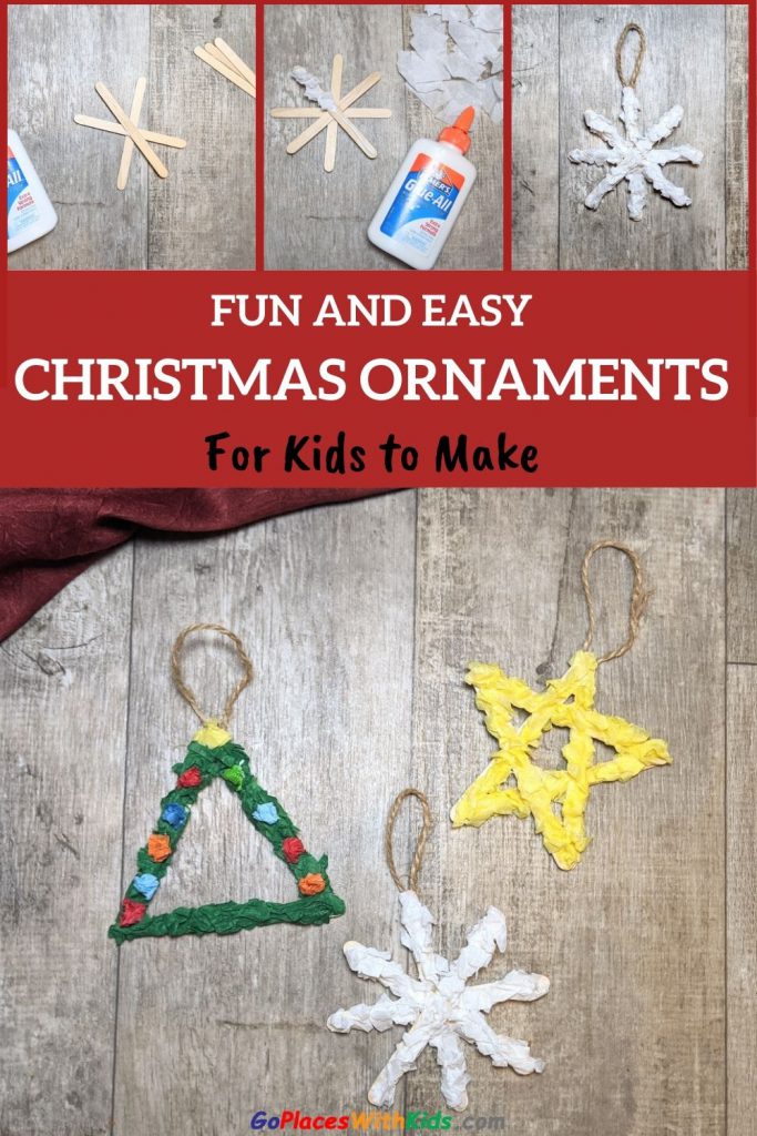 Popsicle Stick Christmas Ornaments - The Soccer Mom Blog