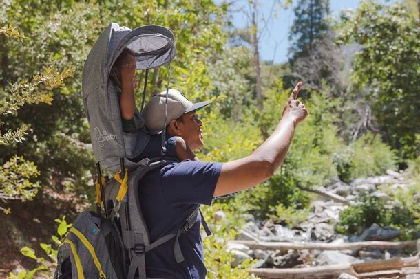 The OE Hiking Carrier is one of the best toddler carriers for travel