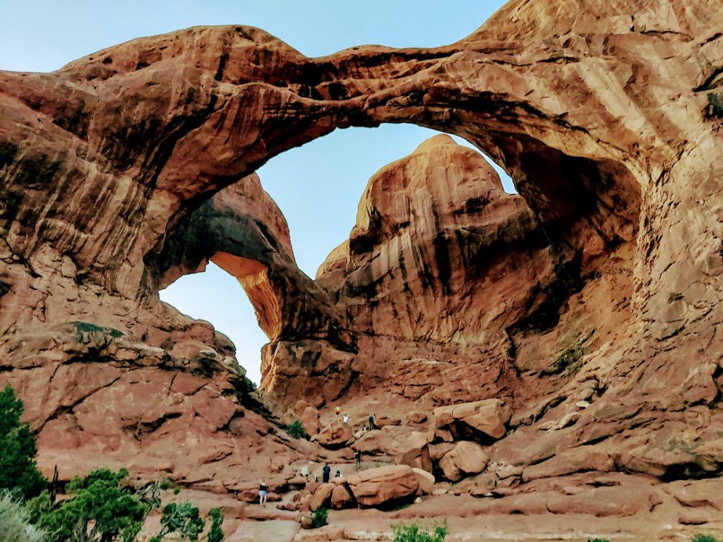 Double Arch- one day in Arches National Park