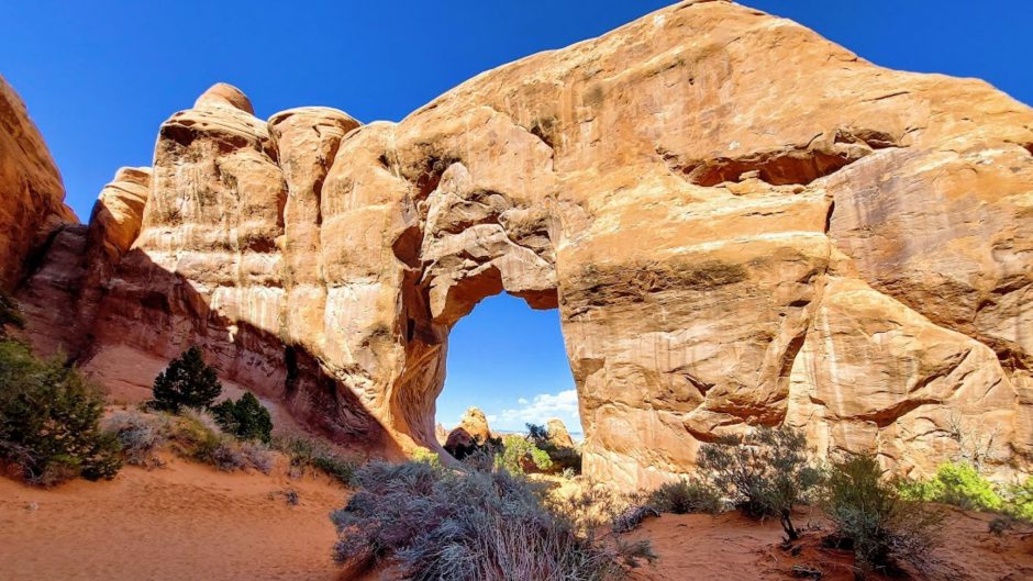 Pine Tree Arch- One day in Arches National Park