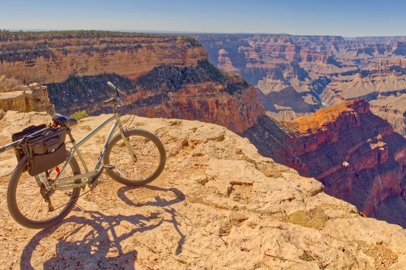 Bike by the Grand Canyon
