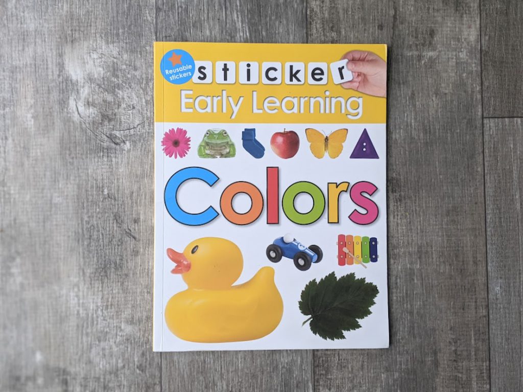 Stickers Early Learning Colors Book