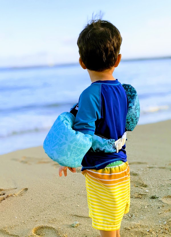 Child on beach