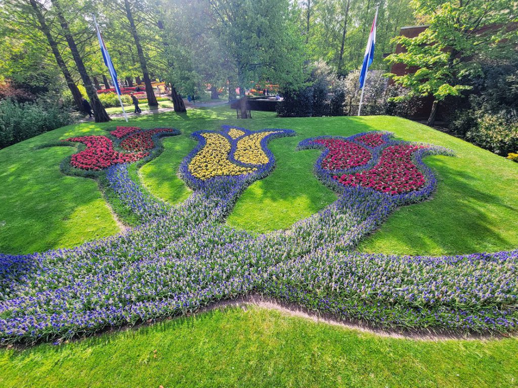 Flower design at Keukenhof