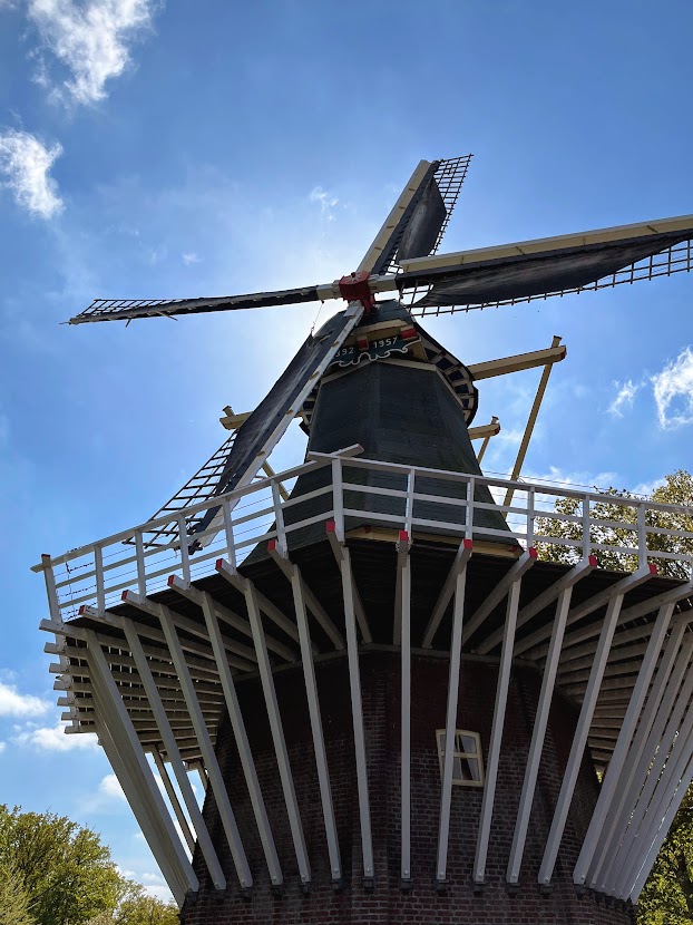 Windmill at Keukenhof Gardens