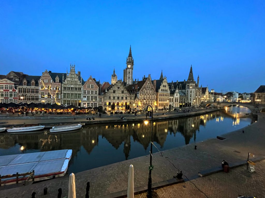 View from the Ghent Marriott