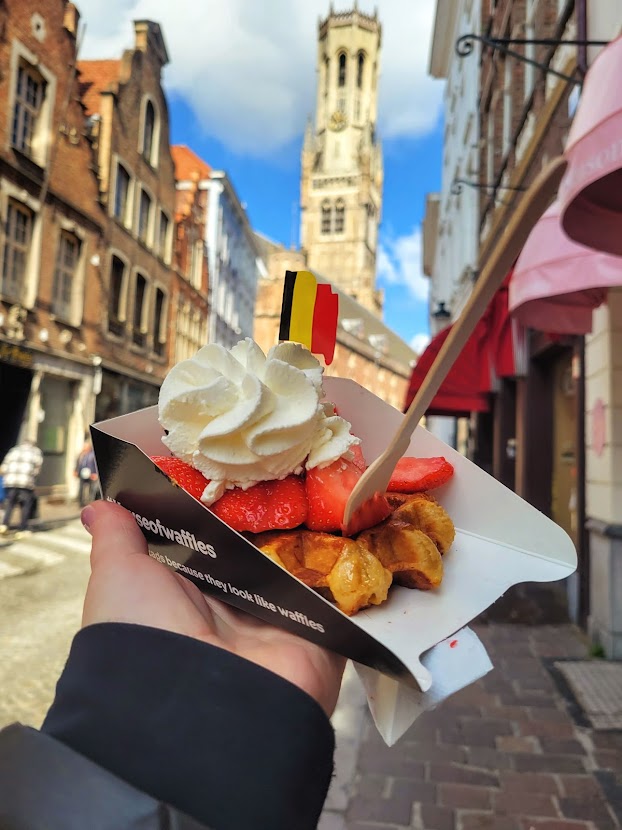 Waffle in Bruges