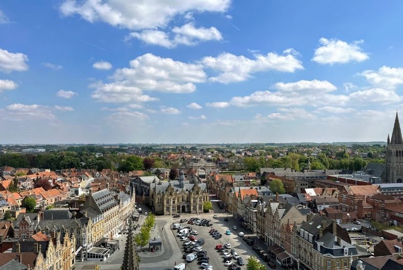 View from the Ypres belfry