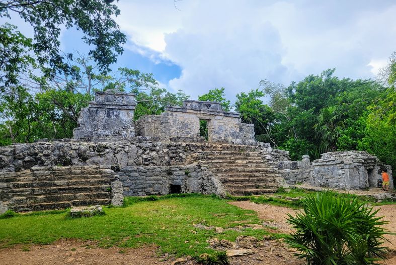 Archeological ruins at Xcaret