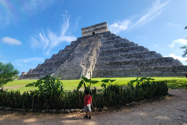 Child at Chichen Itza