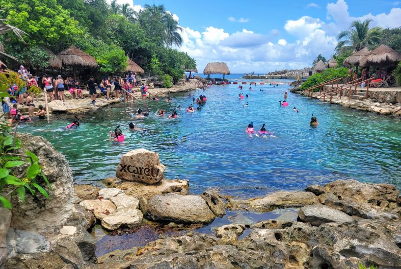 Snorkeling at Xcaret