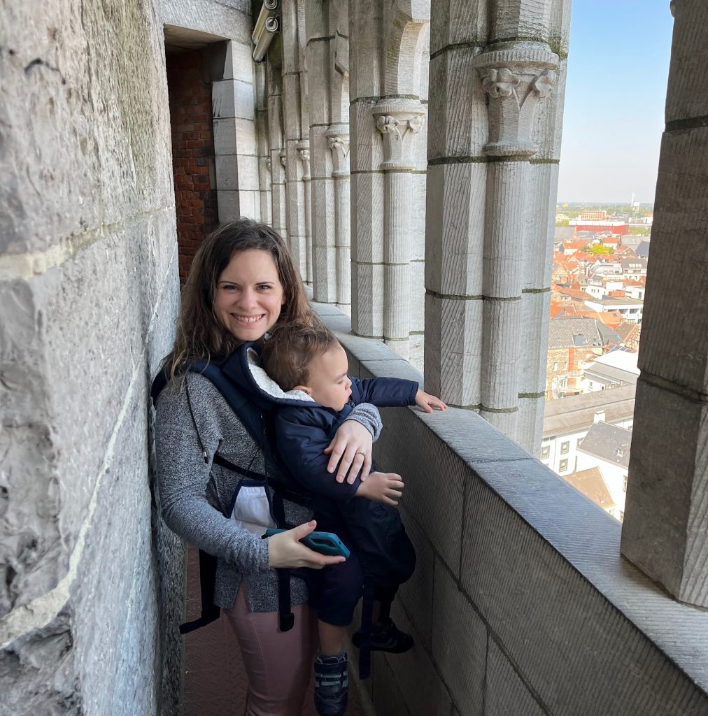 Toddler in an Ergobaby Omni 360 Carrier