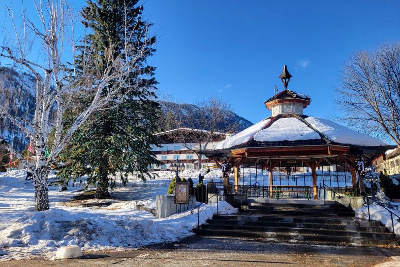 Front Street Park in Leavenworth