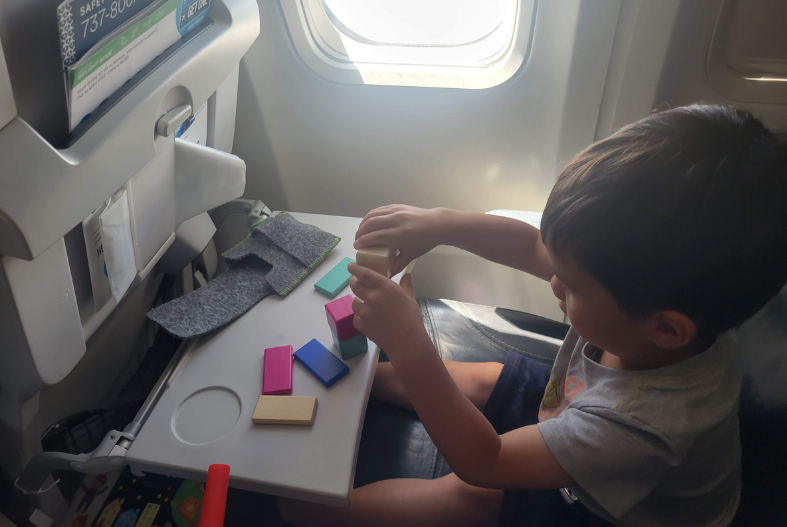 Toys for 2 store year old on plane