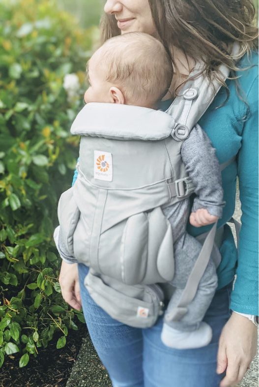 Baby in an Ergobaby carrier