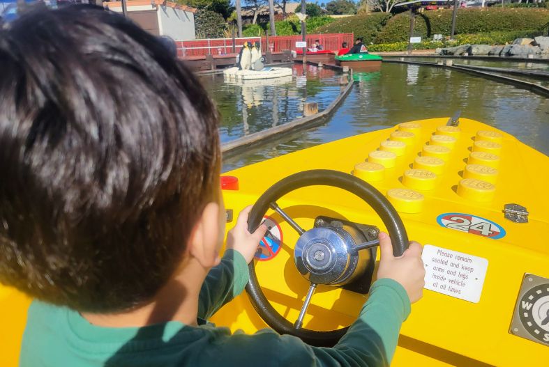 Child on the Skipper School ride