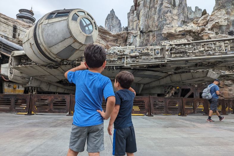 Disneyland Millennium Falcon