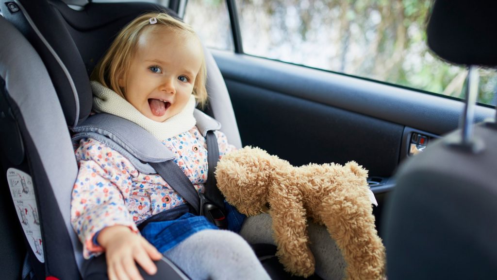 Toddler in the car