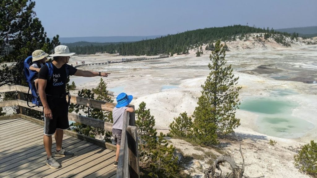 Yellowstone with kids