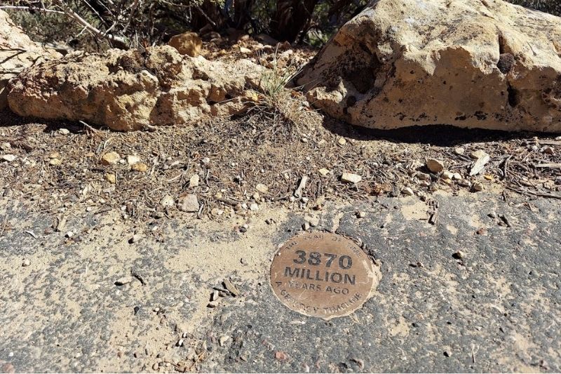 Marker on the Trail of Time