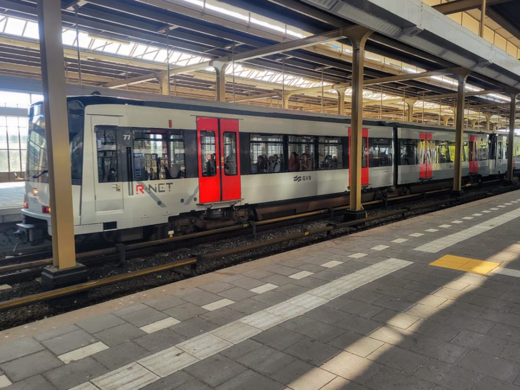 Train in Amsterdam