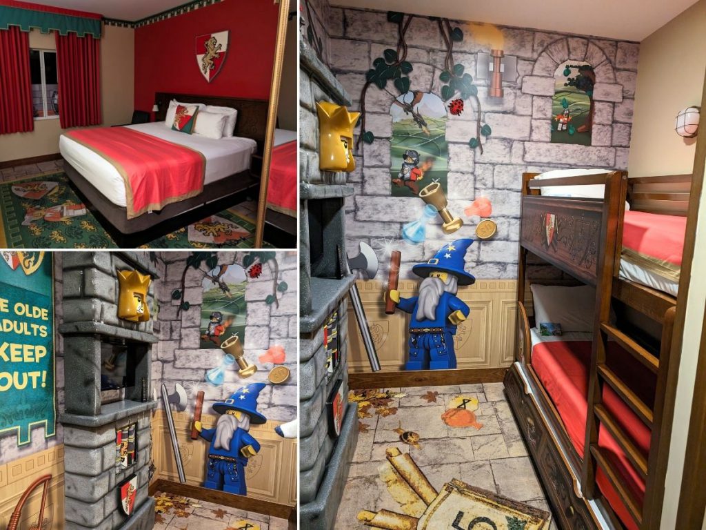 Kindgom Room at the LEGOLAND Florida hotel